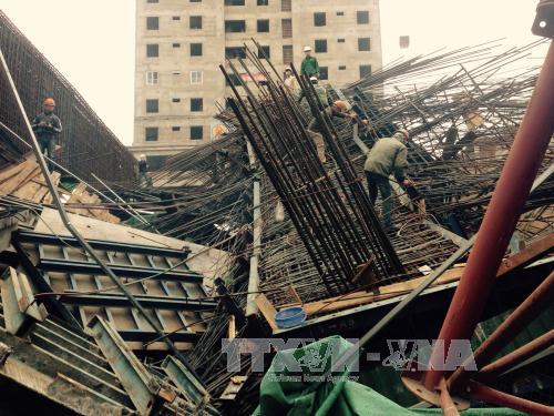 Sập dầm đường sắt Cát Linh - Hà Đông, 4 người thoát chết ảnh 1